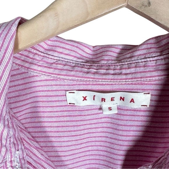 XIRENA Hale Shirt in El Matador Stripes Crus Stripe - Picture 10 of 11
